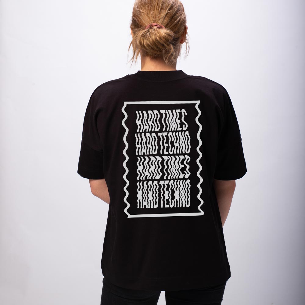Hard Times hard Techno Unisex Premium Oversize T-Shirt