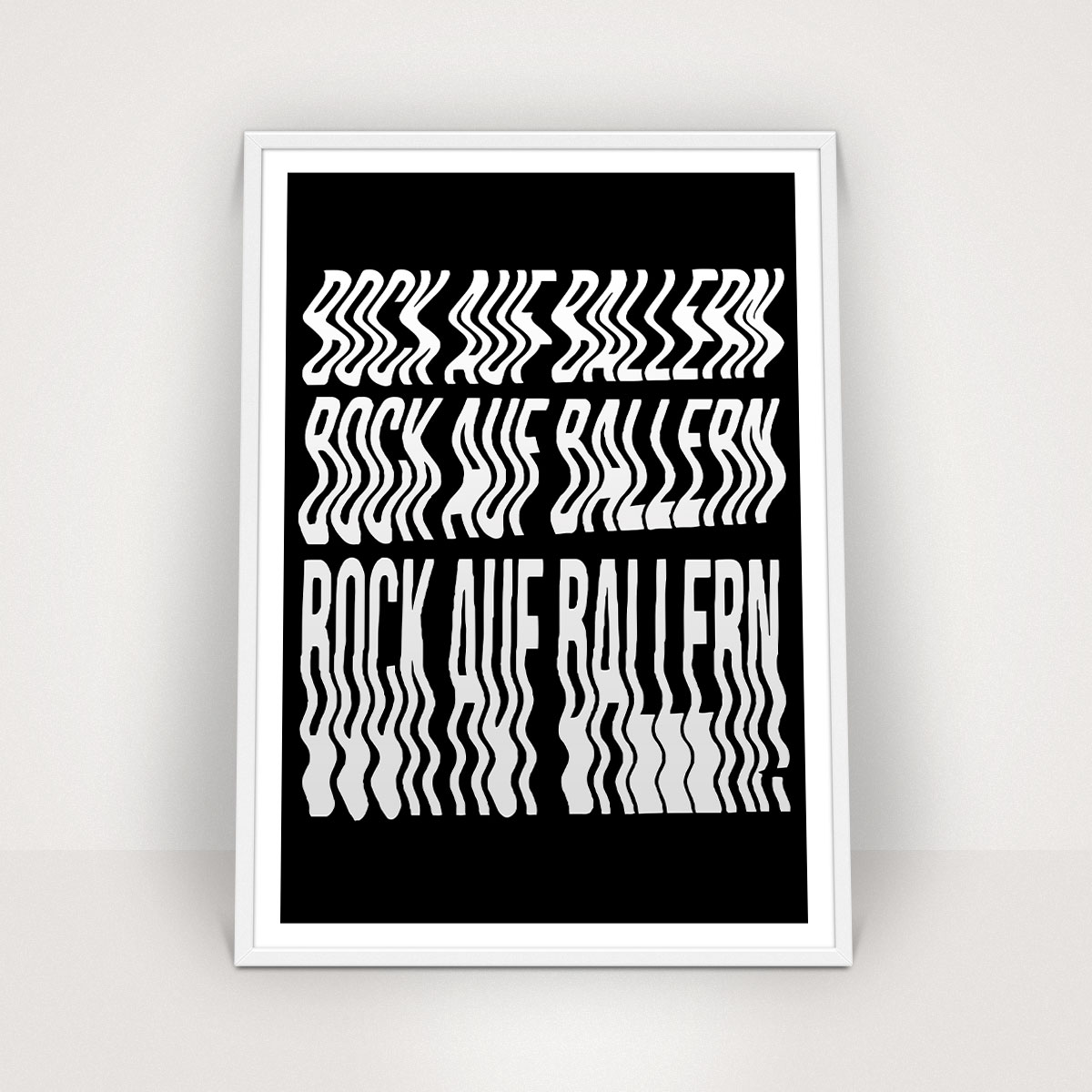 Bock auf Ballern - Poster 30x40cm von Geile Teile