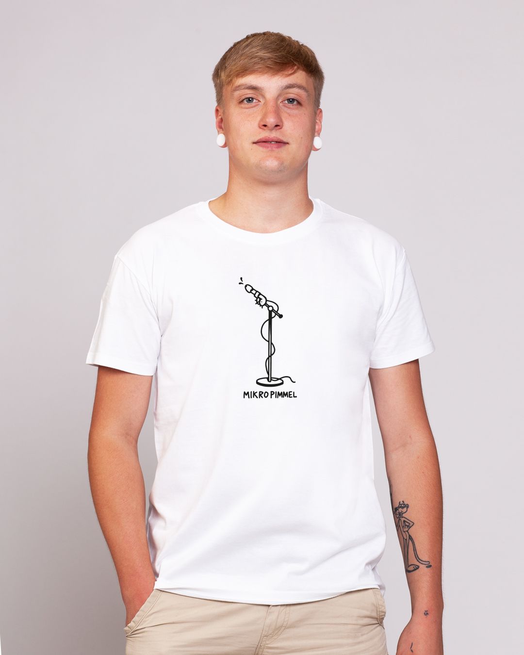 Mikro Pimmel - Herren Ringspun Shirt - Junkie Tattoos