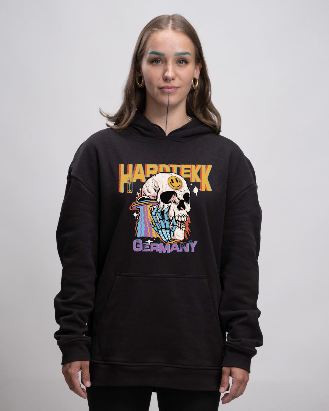Hardtekk Germany - Oversized Hoodie
