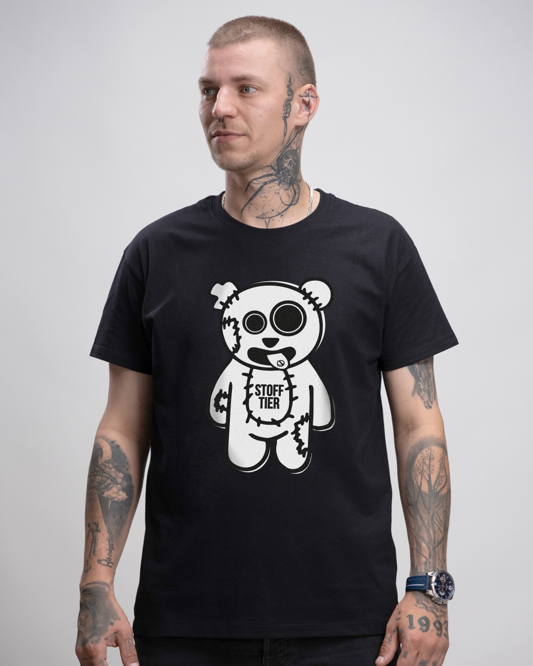 Stofftier - Herren Basic T-Shirt Basic