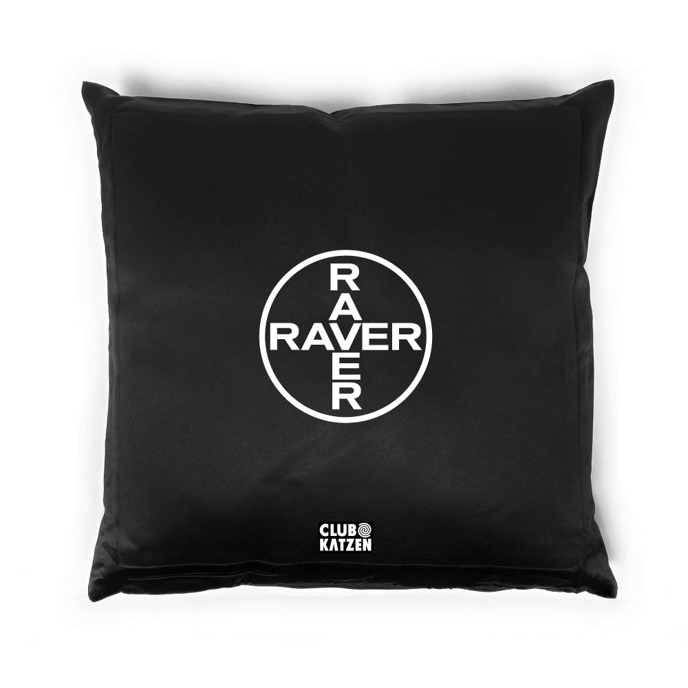 Raver - Kissen schwarz