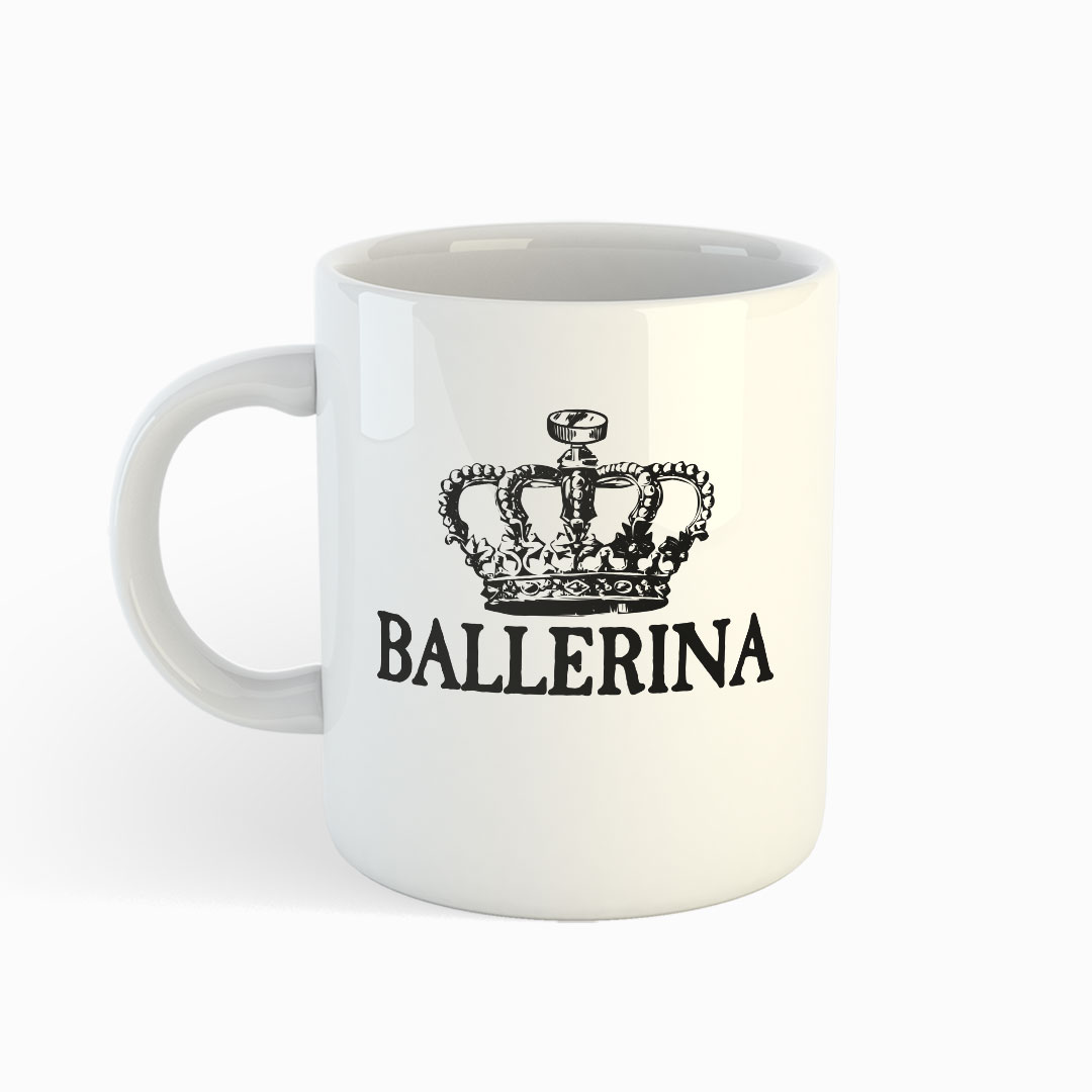 Ballerina - Weiße Tasse