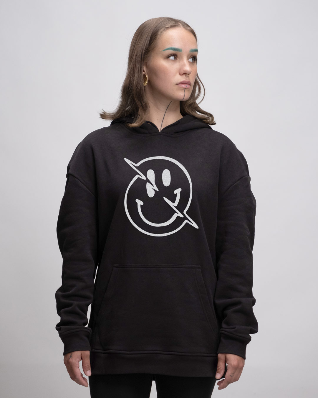 Smiley - Oversized Hoodie