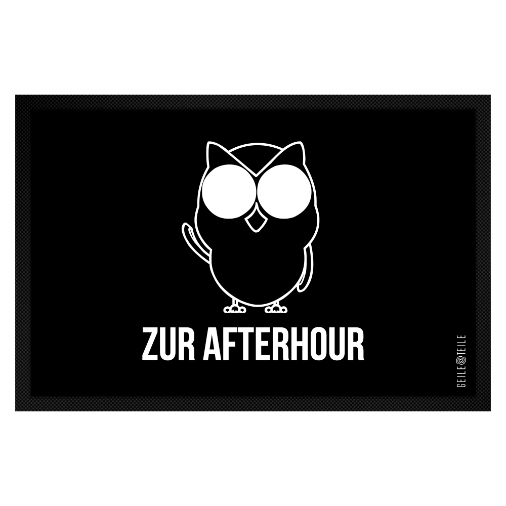 Zur Afterhour Fussmatte 60 x 40 cm