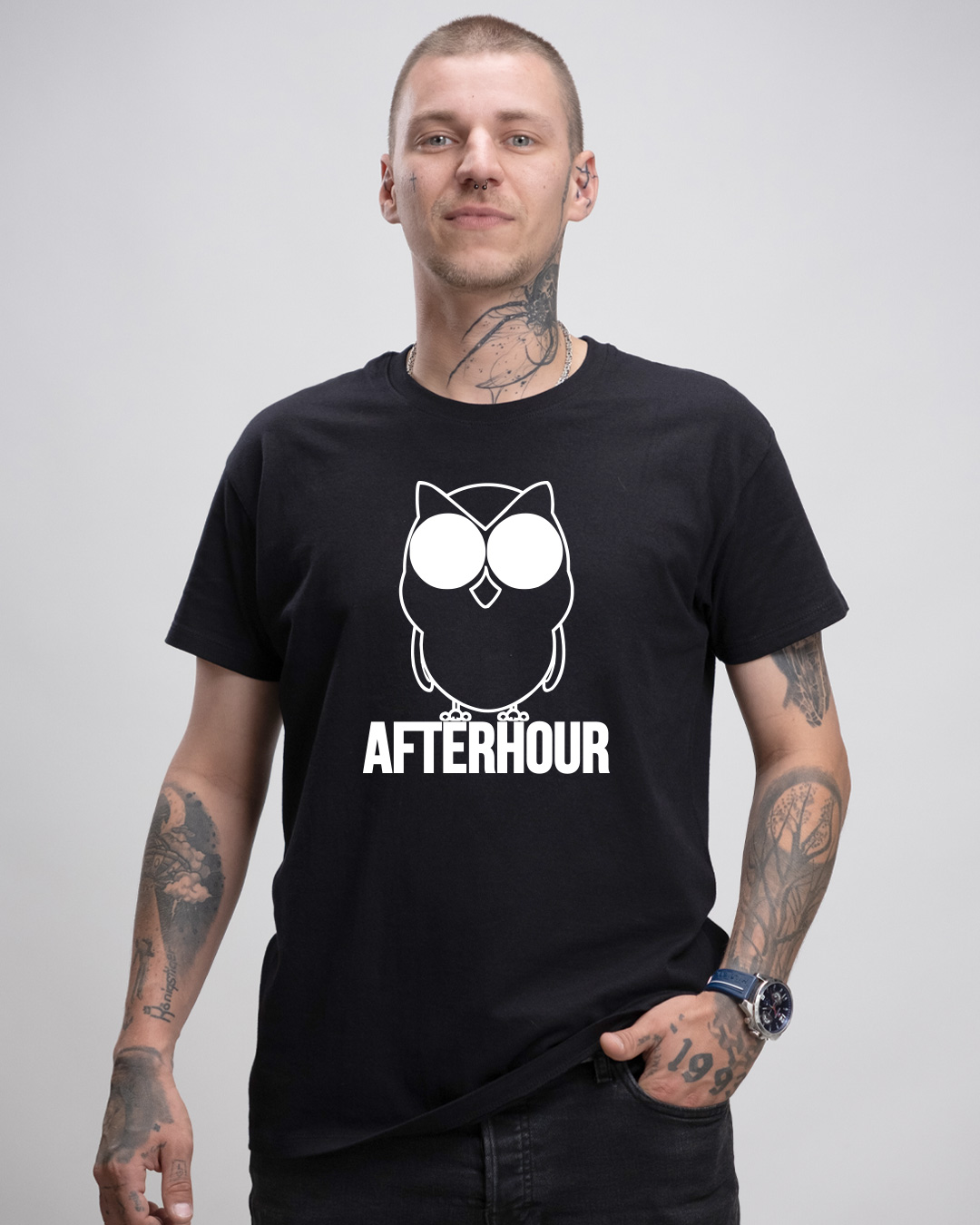 Afterhour Herren Basic T-Shirt
