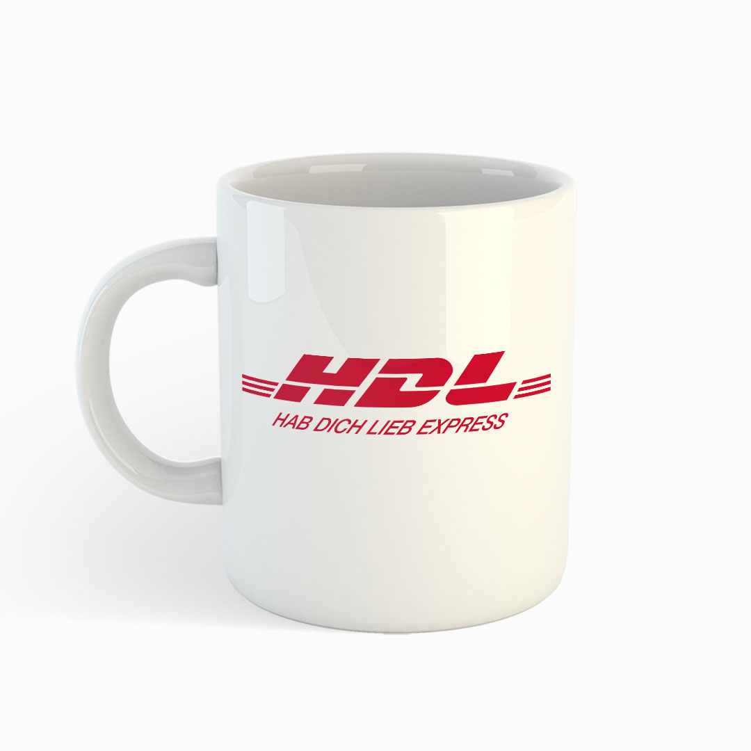 HDL - Weiße Tasse