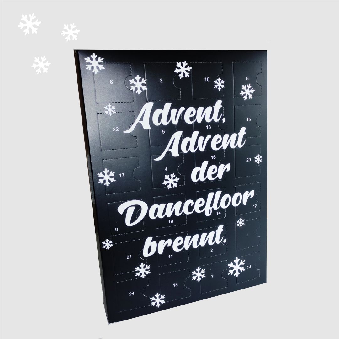 Stoffband Adventskalender