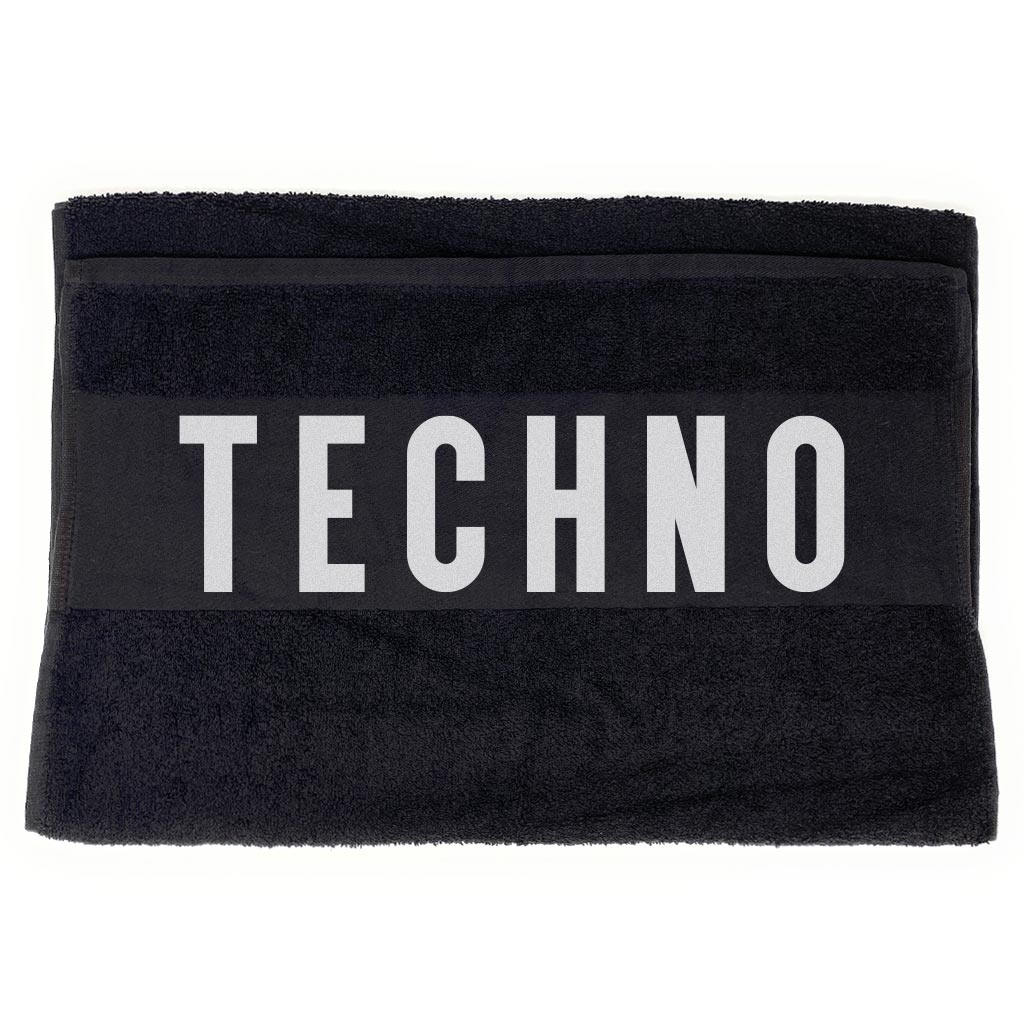 Techno - Handtuch aus Baumwolle, 100cm x 50cm
