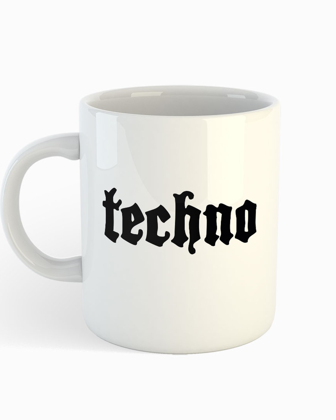 Old Techno - Tasse weiß