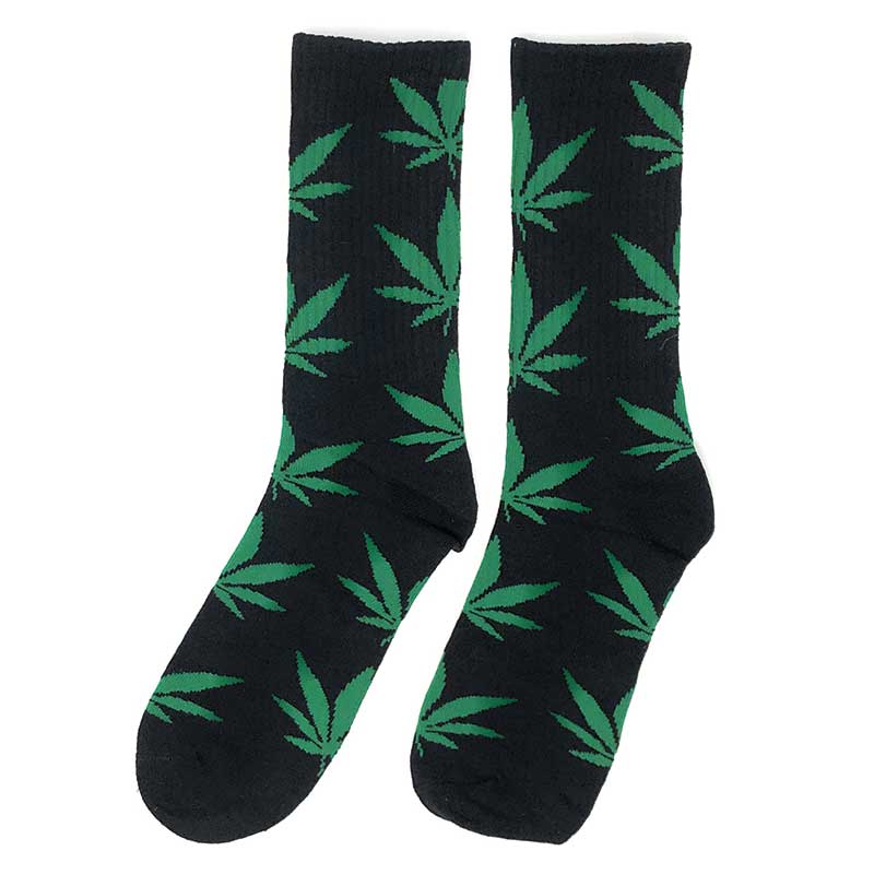 3 Paar Hanf-Blatt Raver Socken, Strümpfe