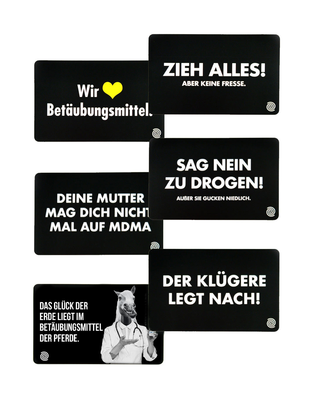 6er Set Ballerkarten von GeileTeile™