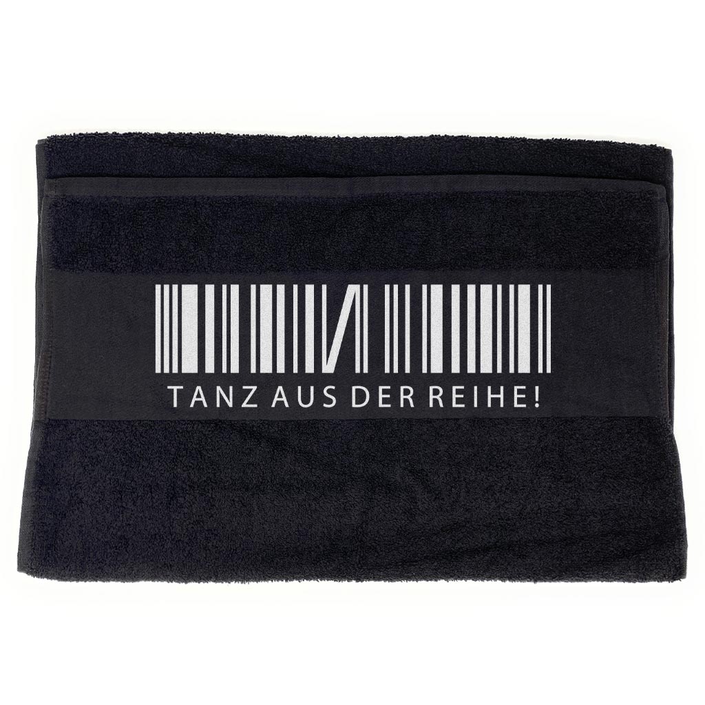 Tanz aus der Reihe - Handtuch aus Baumwolle, 100cm x 50cm