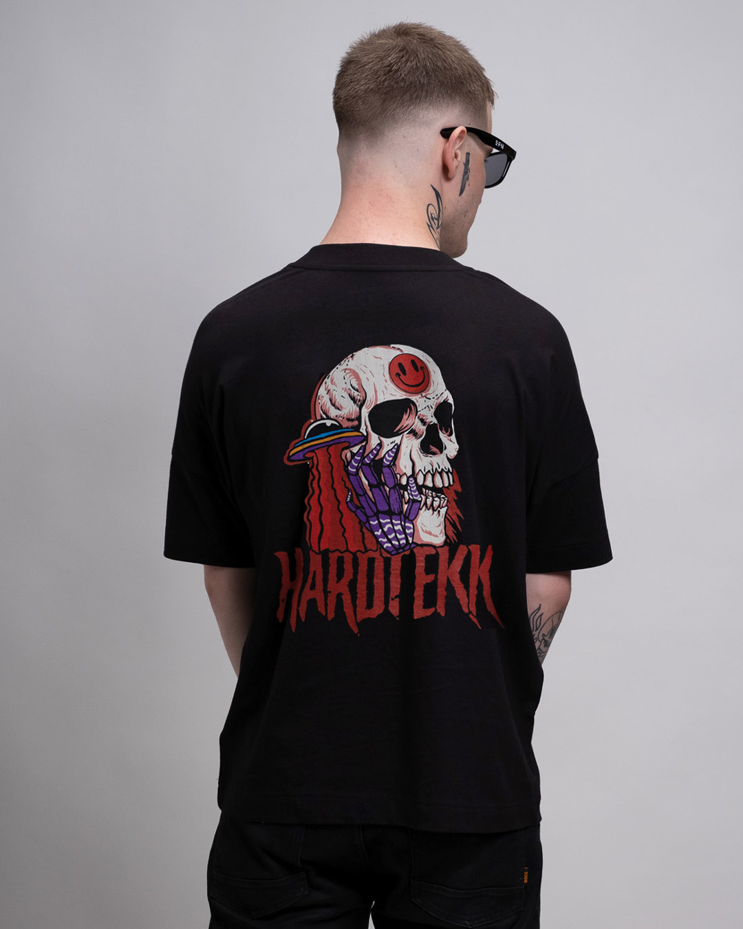 Hardtekk Skull - Premium Oversize T-Shirt Boys
