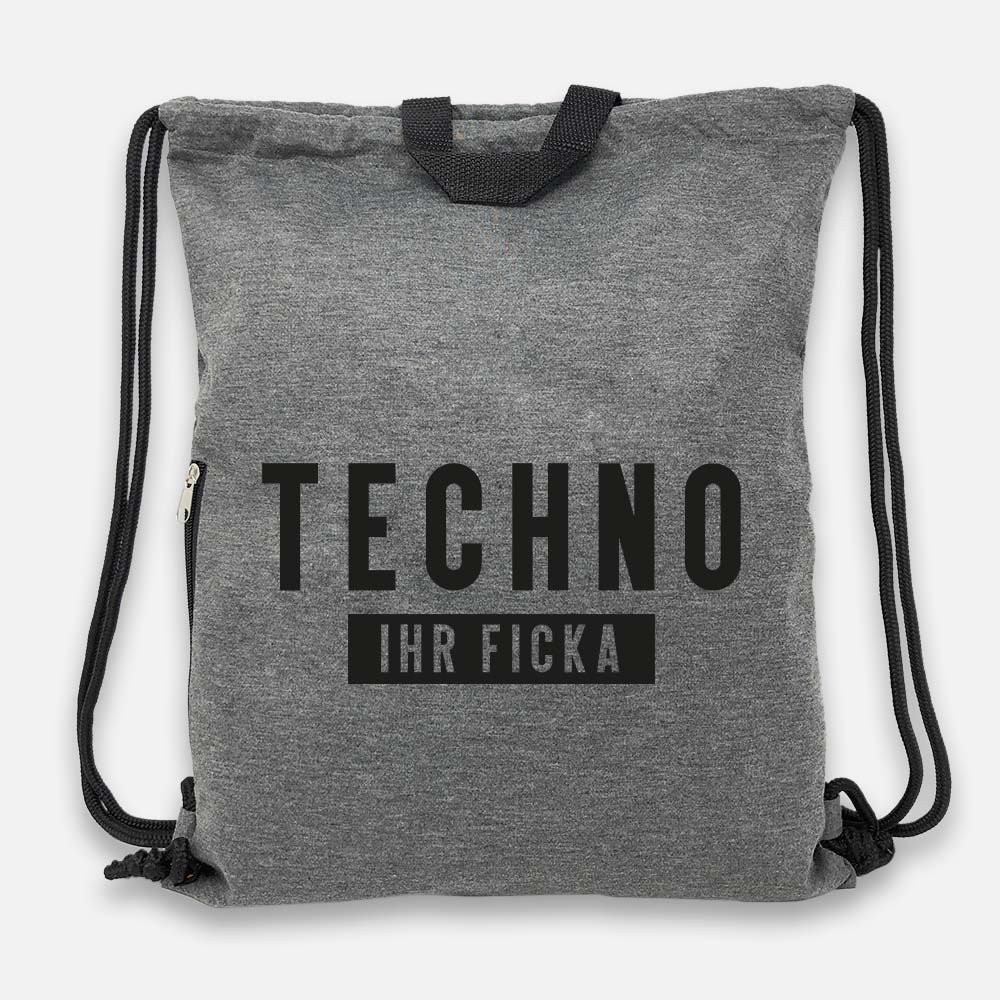 Techno Ficka - Jersey Bag Anthrazit