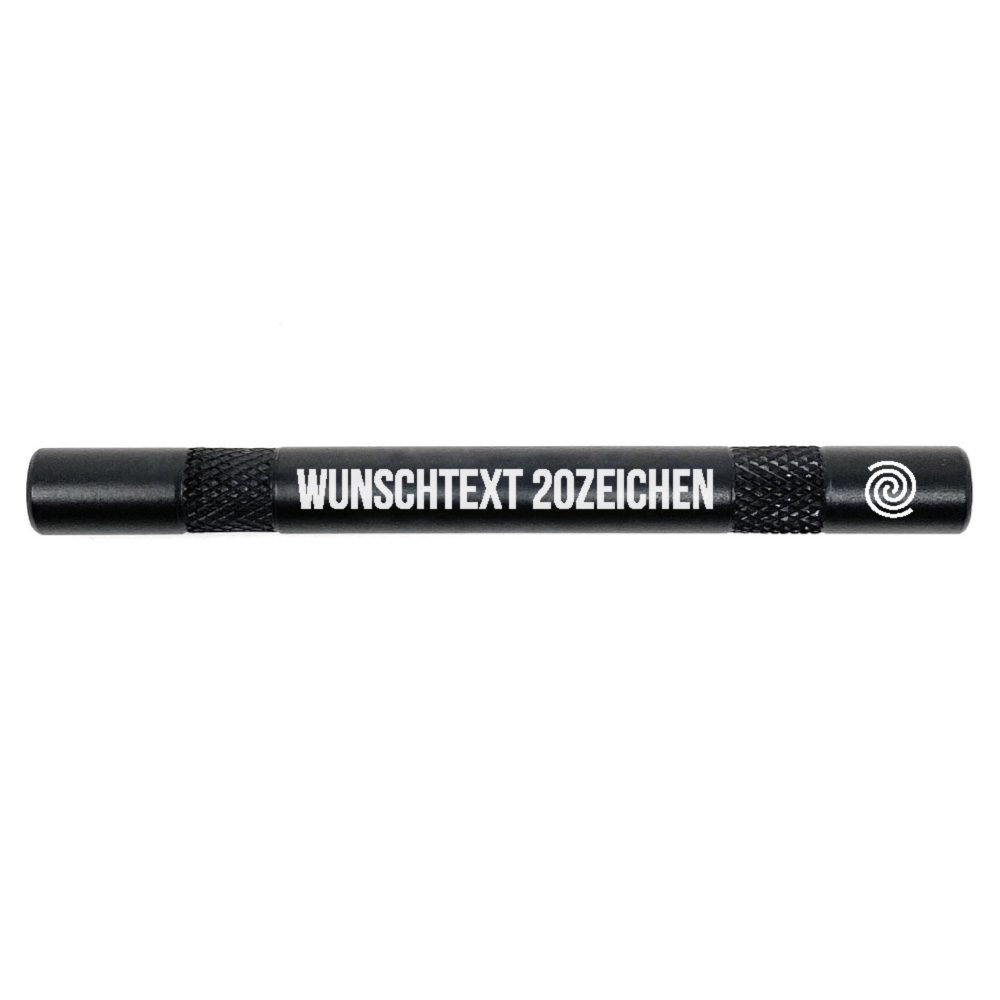 Röhrchen Gravur - WUNSCHTEXT