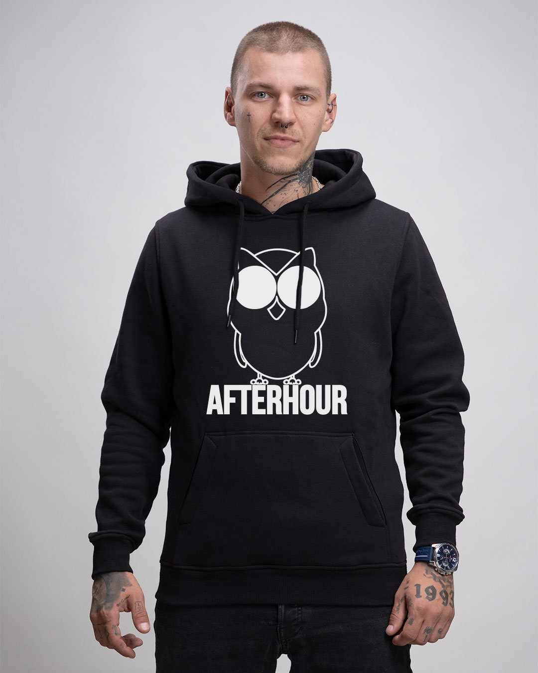 Afterhour Eule - Heavy Hoodie Boys