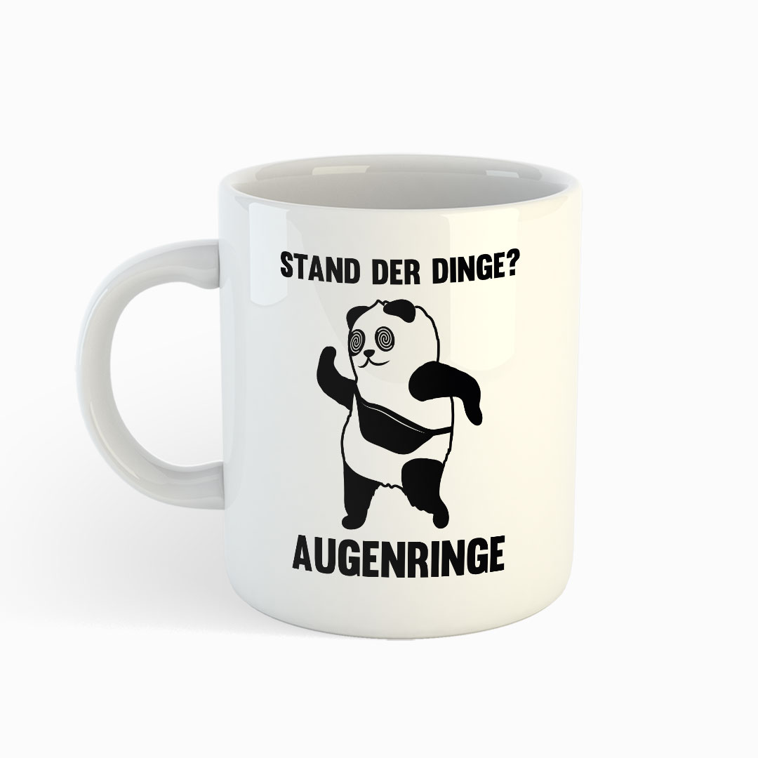 Stand der Dinge Augenringe - Weiße Tasse