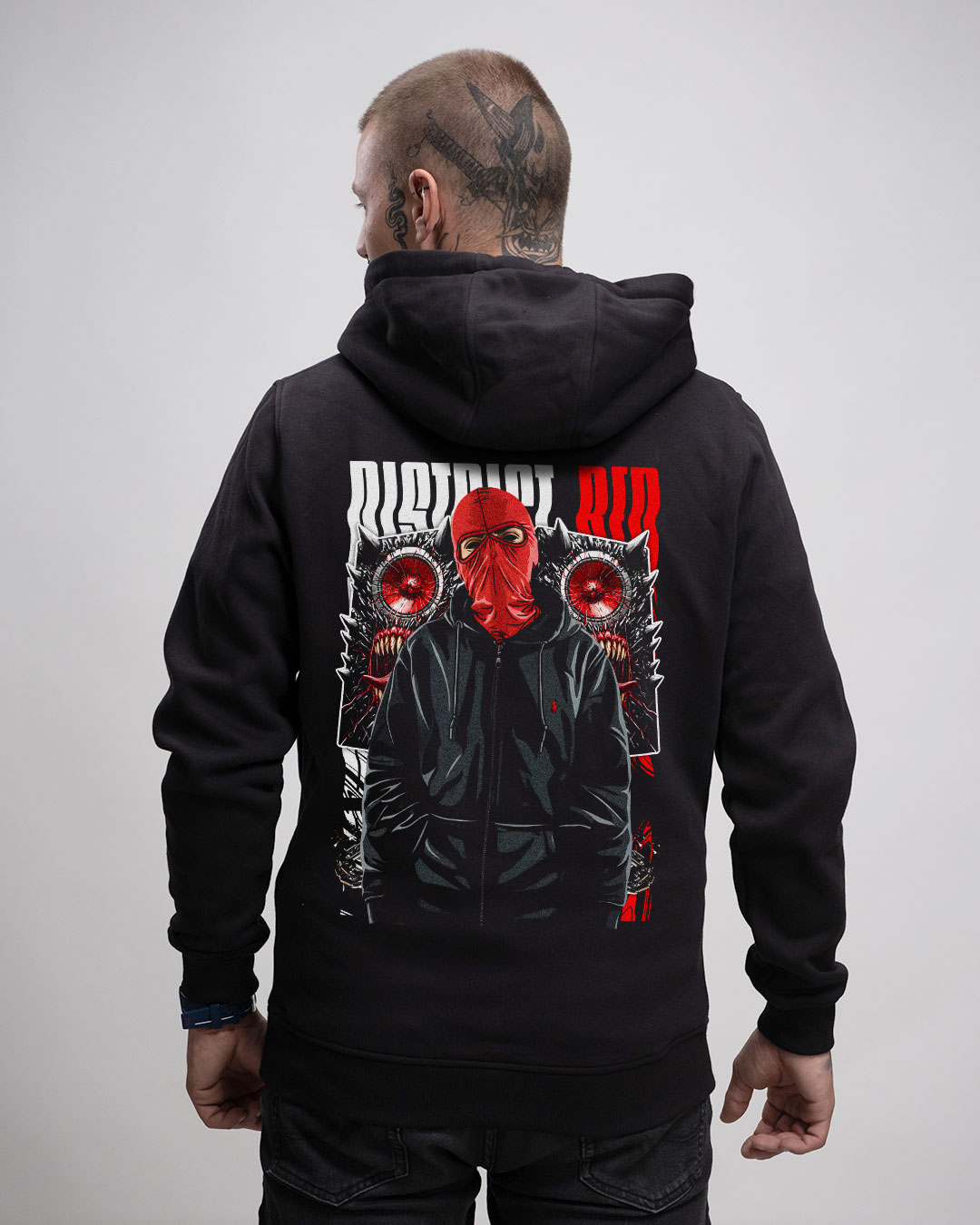 District Red - Monster Box Unisex Basic Hoodie