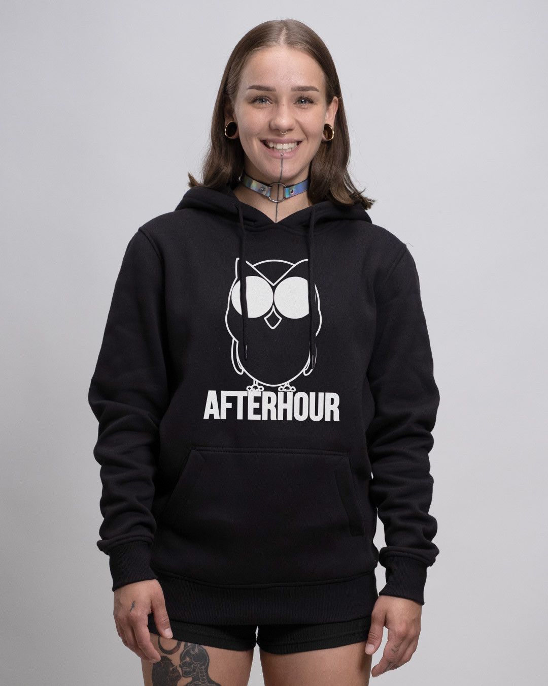Afterhour Eule - Heavy Hoodie Girls