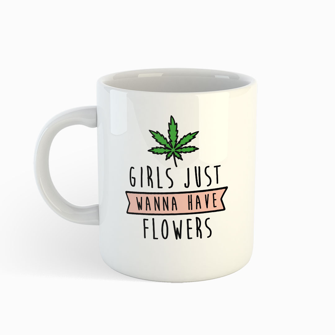 Girls just wanna - Weiße Tasse