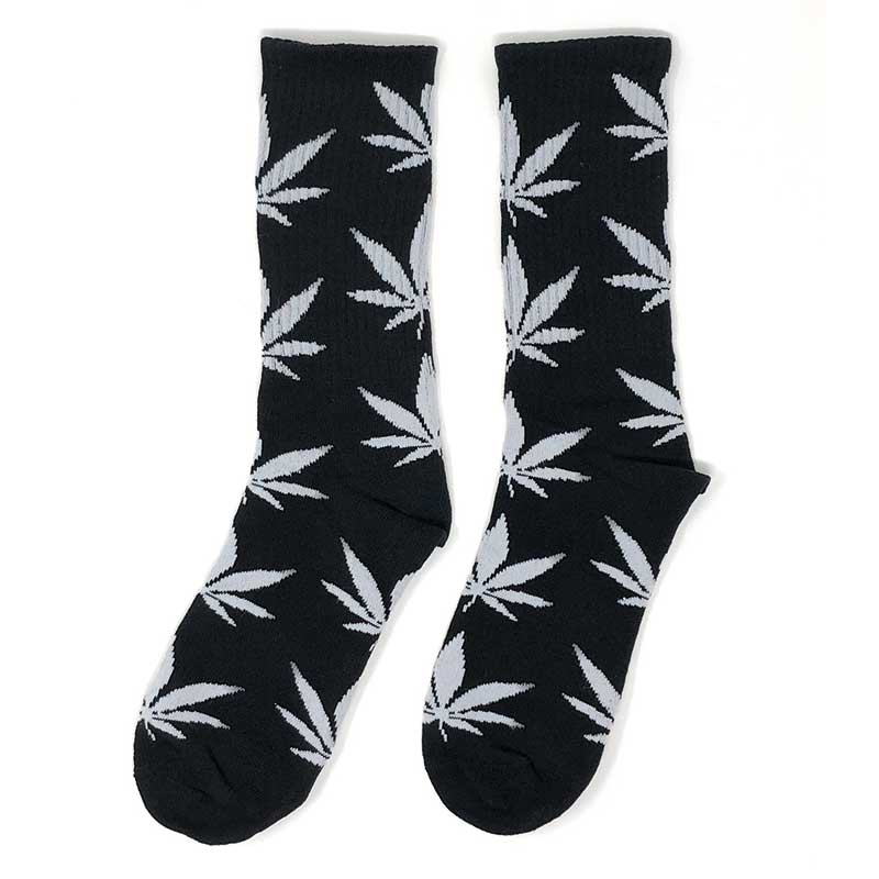 1 Paar Hanf-Blatt Raver Socken, Strümpfe - verschiedene Farben