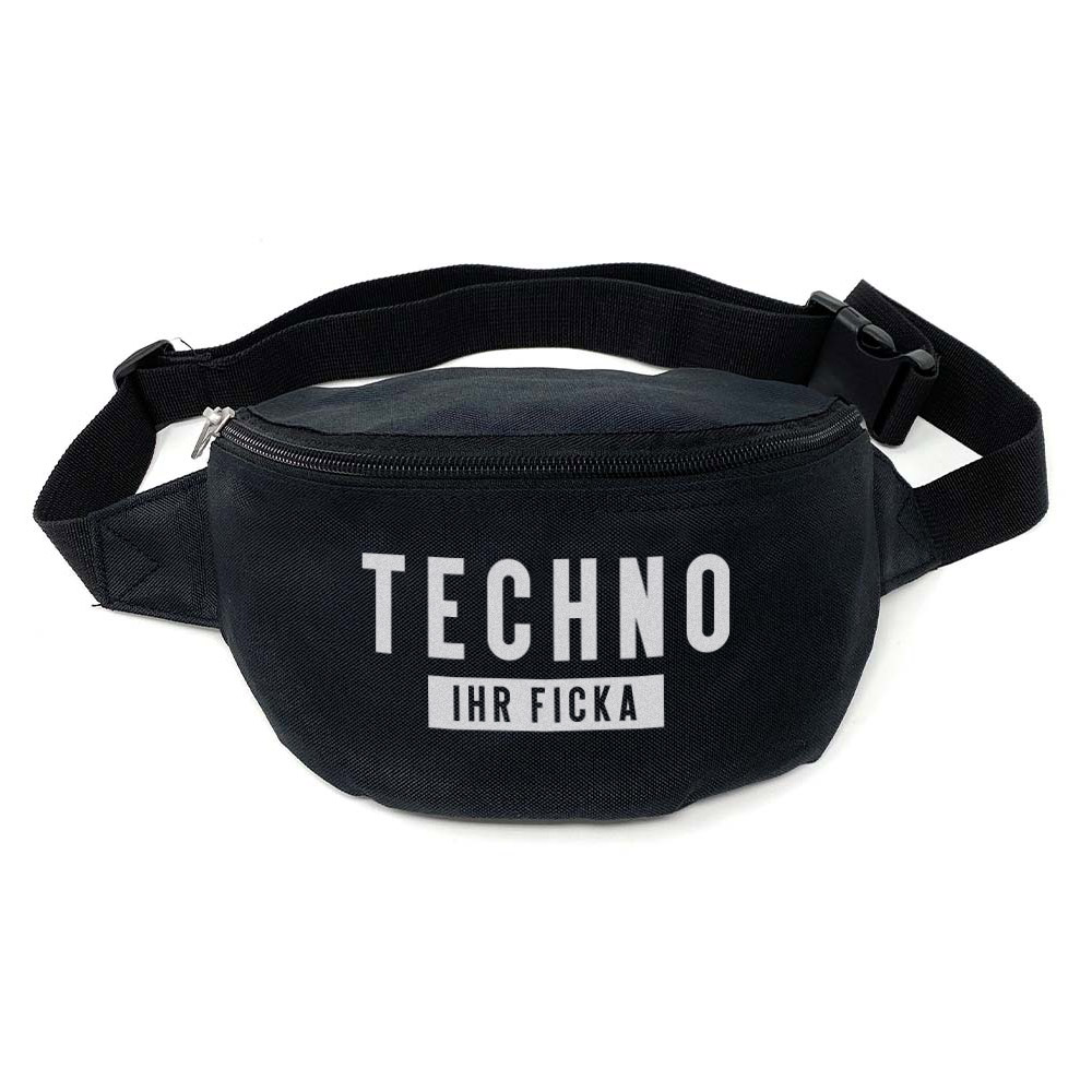 Techno ihr Ficka Bauchtasche