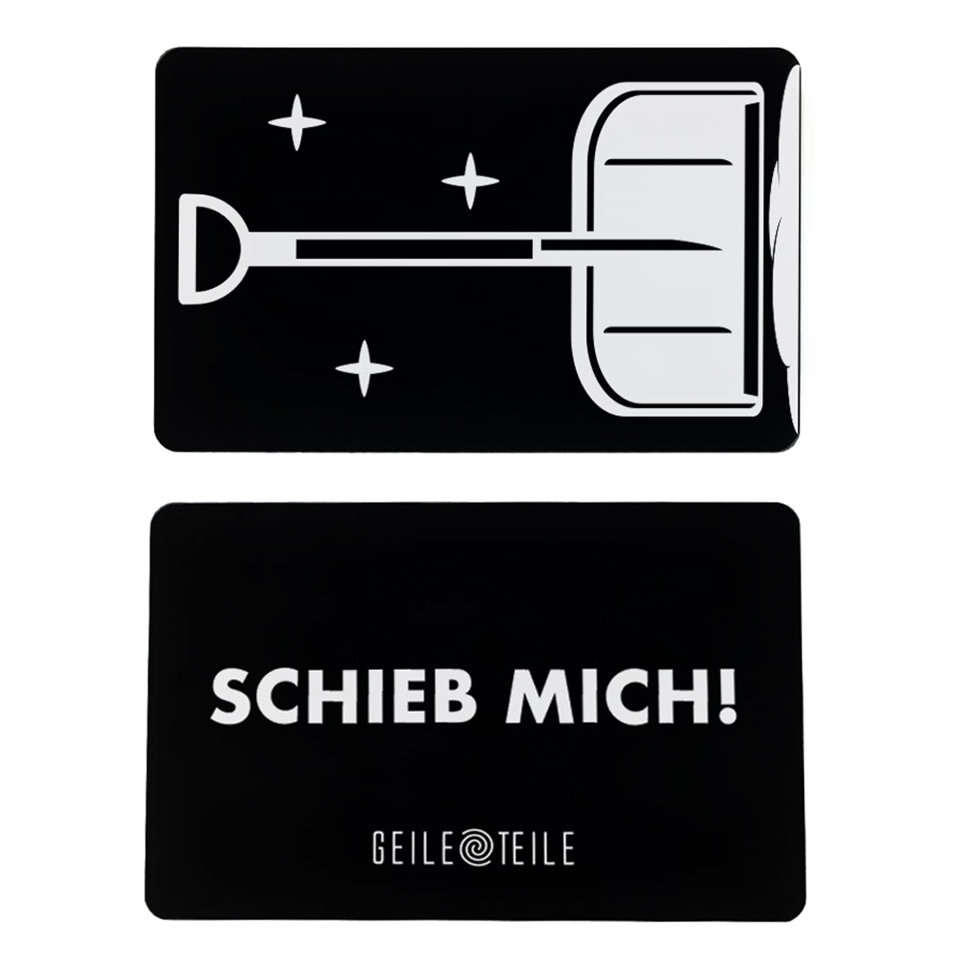 Schneeschieber - Ballerkarte von GeileTeile™ 