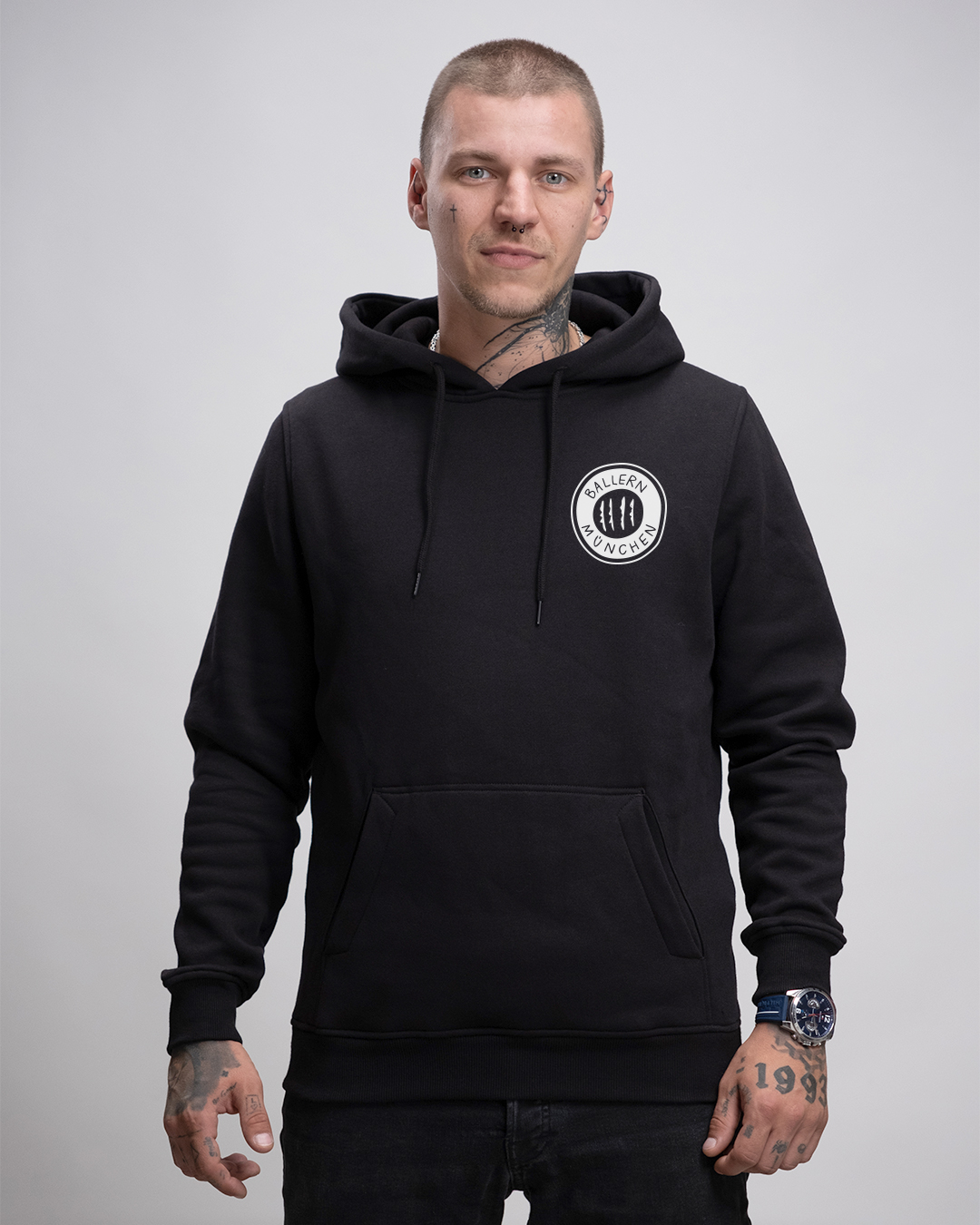 Ballern München - Heavy Hoodie - Junkie Tattoos